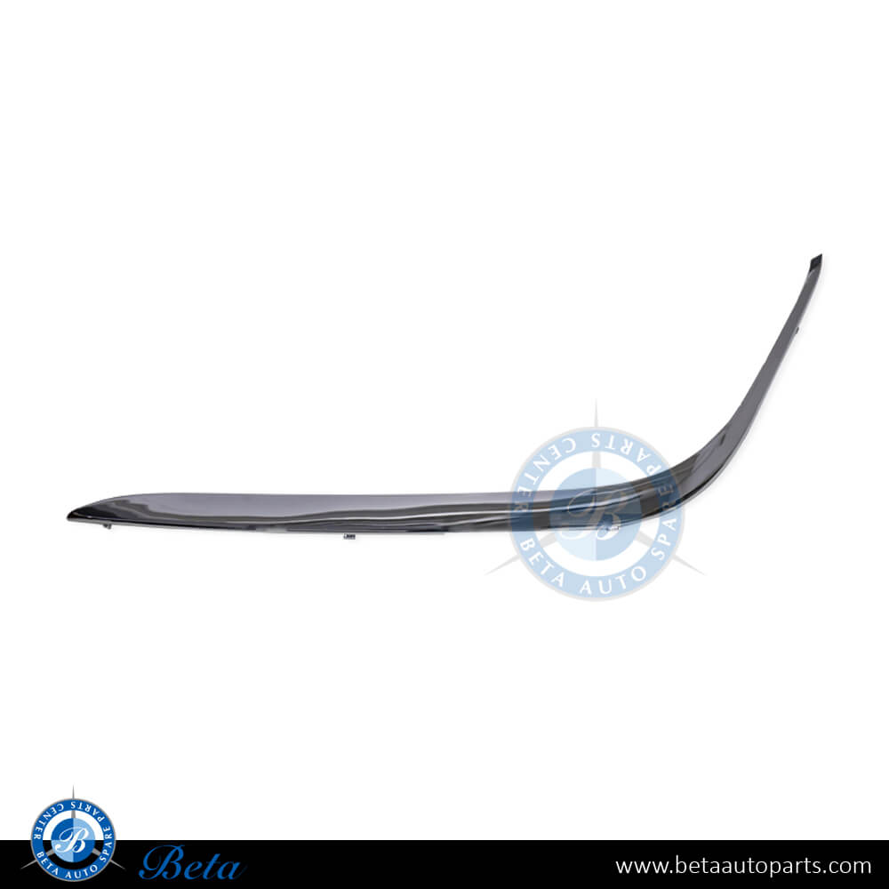 Left Side Front bumper chrome moulding without washer for BMW 7 Series E38 1995-2001 models, Part Number 51118125437 Left Side Front bumper chrome moulding without washer for BMW 7 Series E38 1995-2001 models, Part Number 51118125437